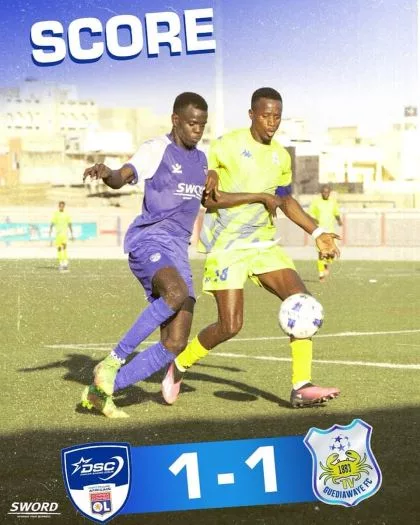 Dakar Sacré-Cœur concède le nul contre Guédiawaye FC