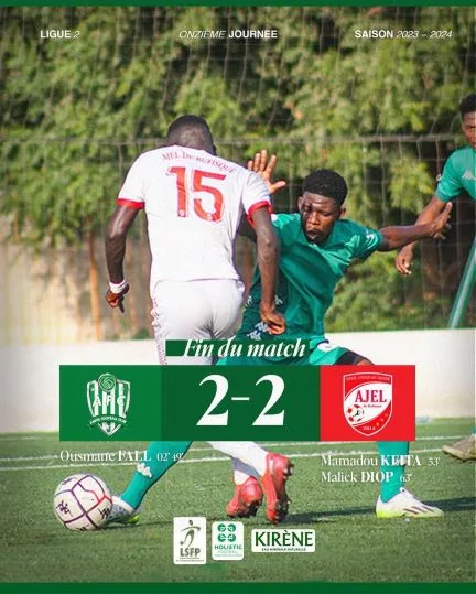 Ligue 2 sénégalaise, 11e journée