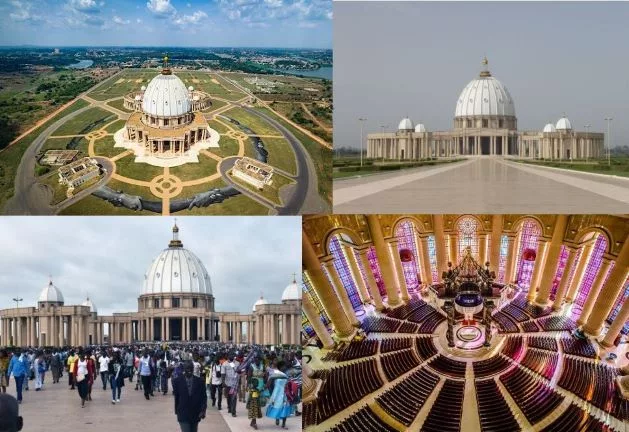 Carte postale : La basilique Notre-Dame-de-la-Paix de Yamoussoukro, fierté ivoirienne