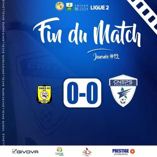 Ligue 2 sénégalaise, 12e journée
