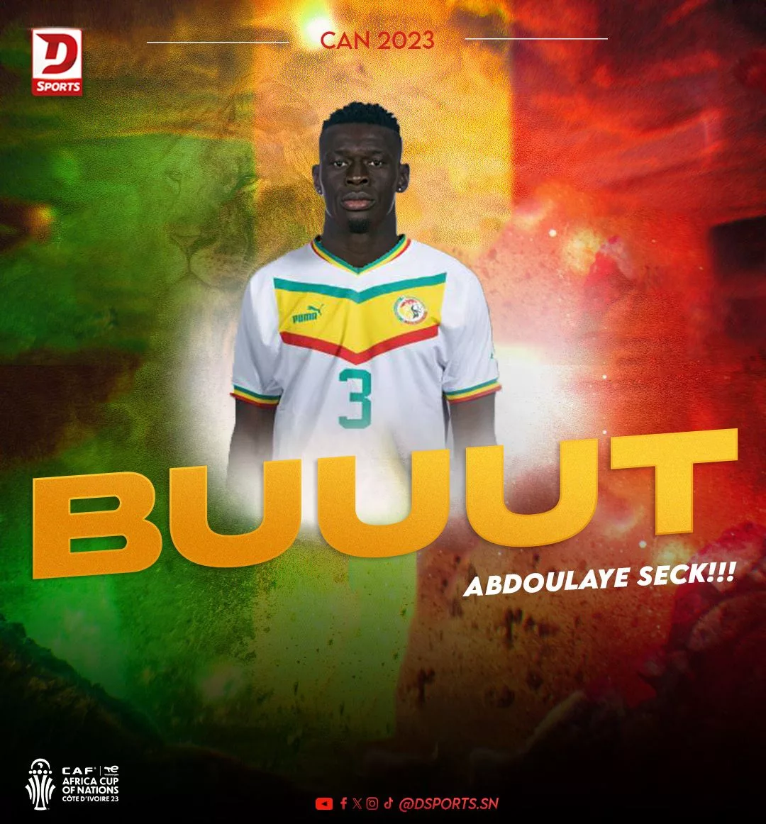 CAN 2023 : le Sénégal mène 1-0 grâce à Abdoulaye Seck