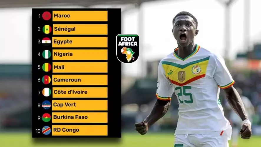 Le Sénégal de Lamine Camara atteint une 17e place historique au classement FIFA de février 2024