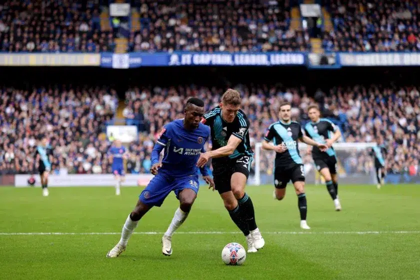 Nicolas Jackson passeur décisif en quart de finale de FA Cup contre Leicester