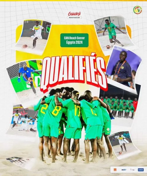 CAN Beach soccer : Le Sénégal se qualifie aux dépens de la Guinée