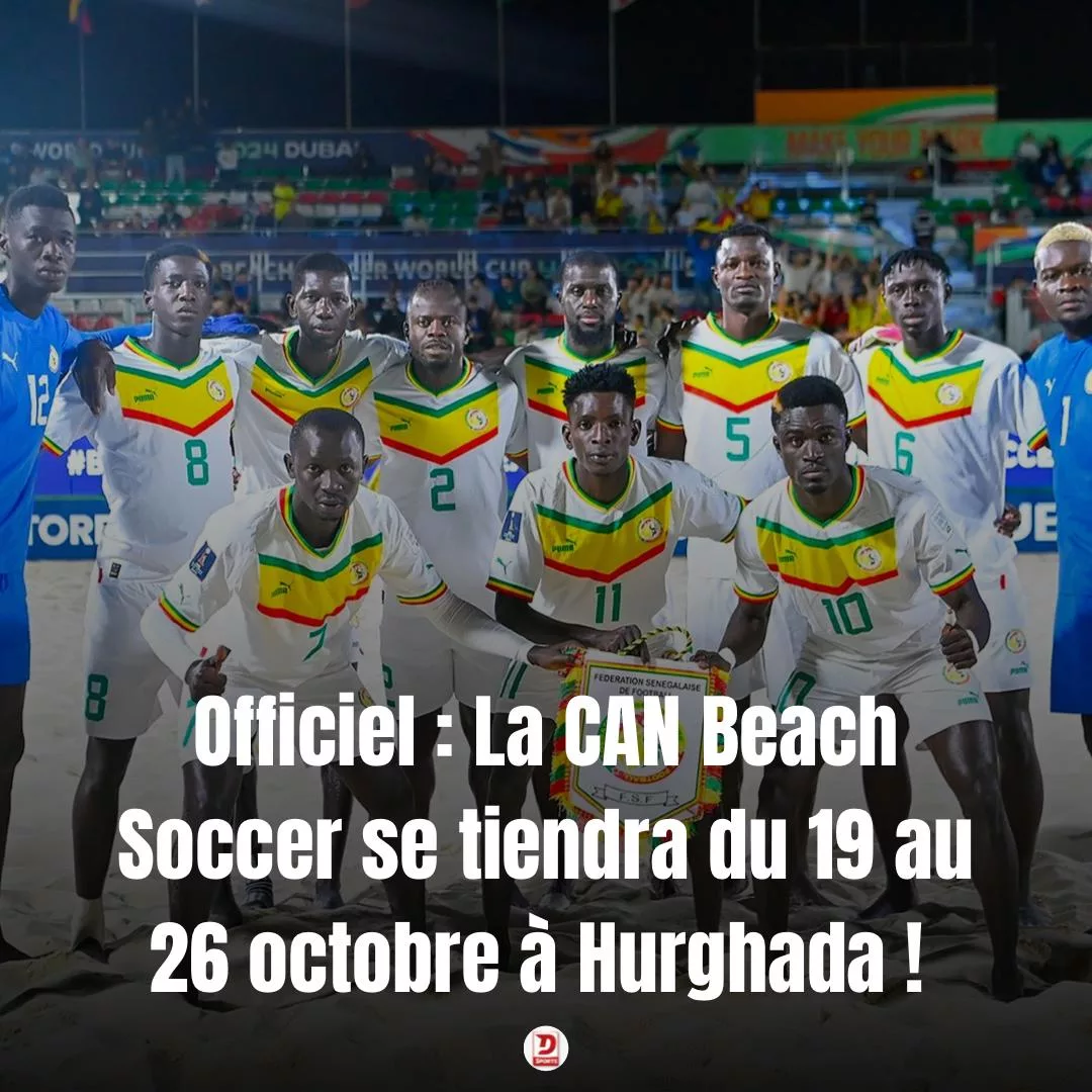 Beach soccer : la CAF confirme les dates de la CAN 2024