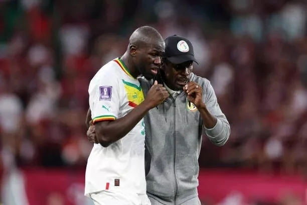 Aliou Cissé et Kalidou Koulibaly