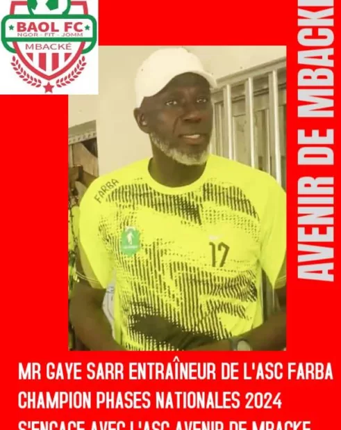 Gaye Sarr coach Avenir Mbacké