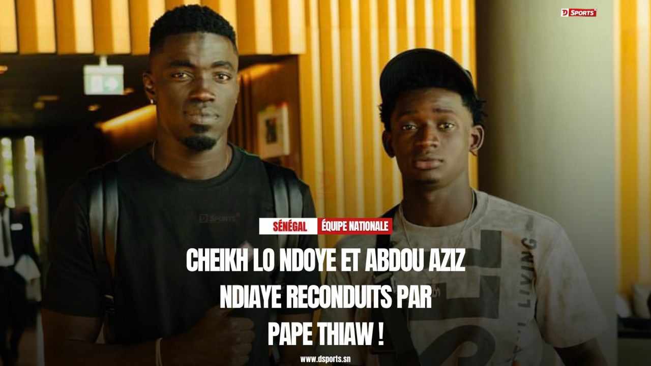 CAN 2025 (Q) : Pape Thiaw rappelle Cheikh Lo Ndoye et Abdou Aziz Ndiaye