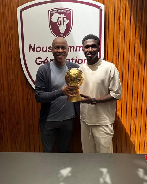 Lamine Camara honore Mady Touré