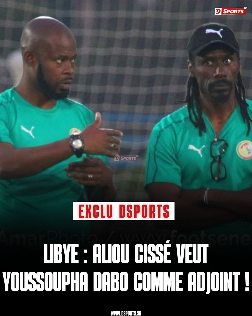 Libye : Aliou Cissé choisit Youssoupha Dabo comme adjoint