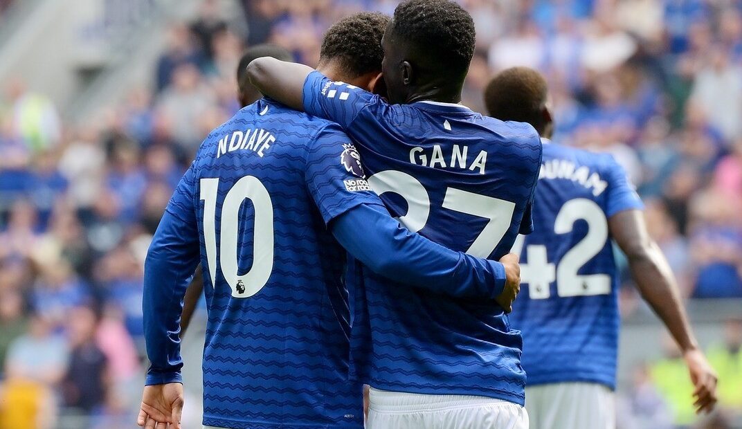 Iliman Ndiaye et Gana à Everton