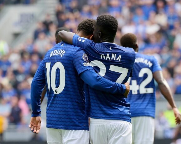 Iliman Ndiaye et Gana à Everton