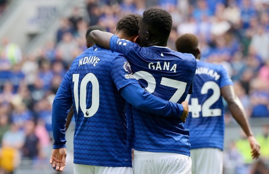 Iliman Ndiaye et Gana à Everton