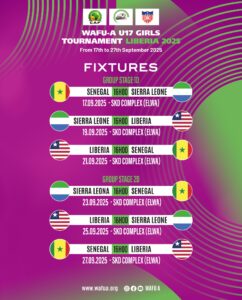 Calendrier UFOA U17