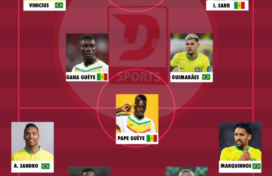 Brésil vs Sénégal Onze combiné