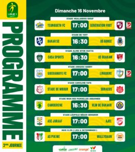 Ligue 1 programme 3e journée