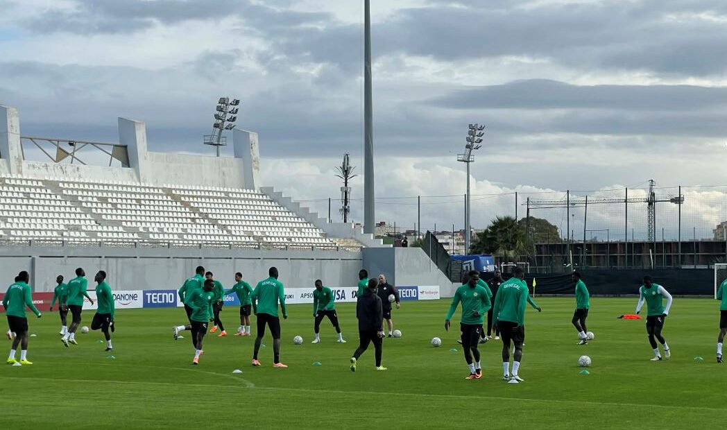 Entrainement Sénégal à Tanger