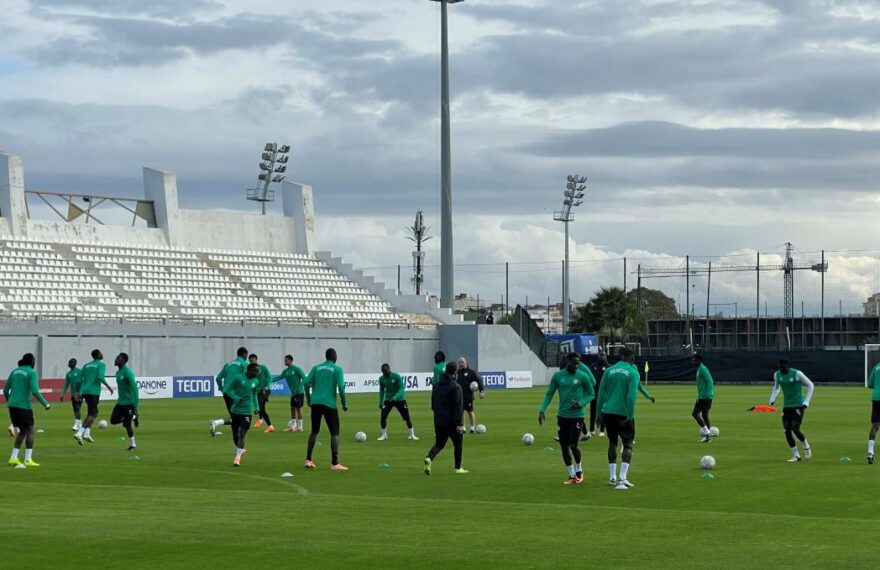Entrainement Sénégal à Tanger