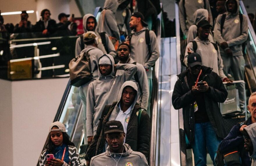 Arrivée des Lions à Rabat