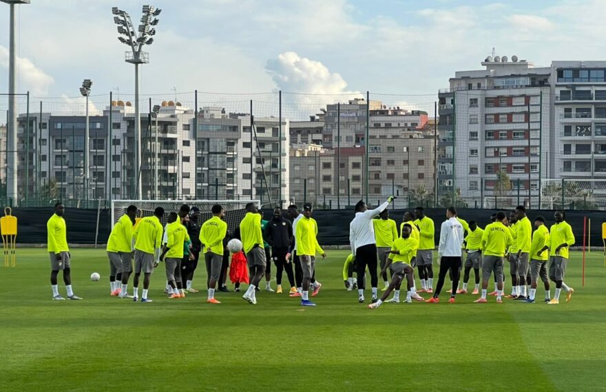 Entrainement du Sénégal avant Egypte
