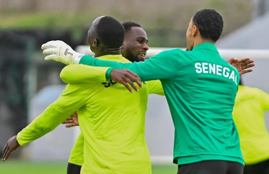 Séance entrainement des Lions du Sénégal
