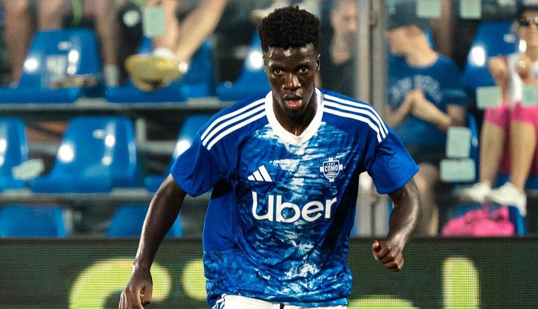 Assane Diao buteur avec Como