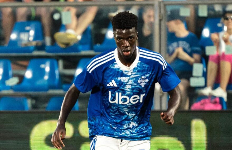 Assane Diao buteur avec Como