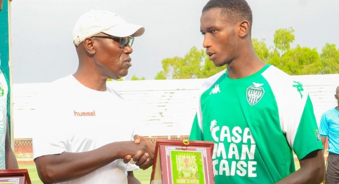 Boubacar Coly buteur du Casa Sports