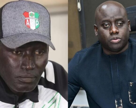 Retrouvailles Joe Senghor et Modou Fall