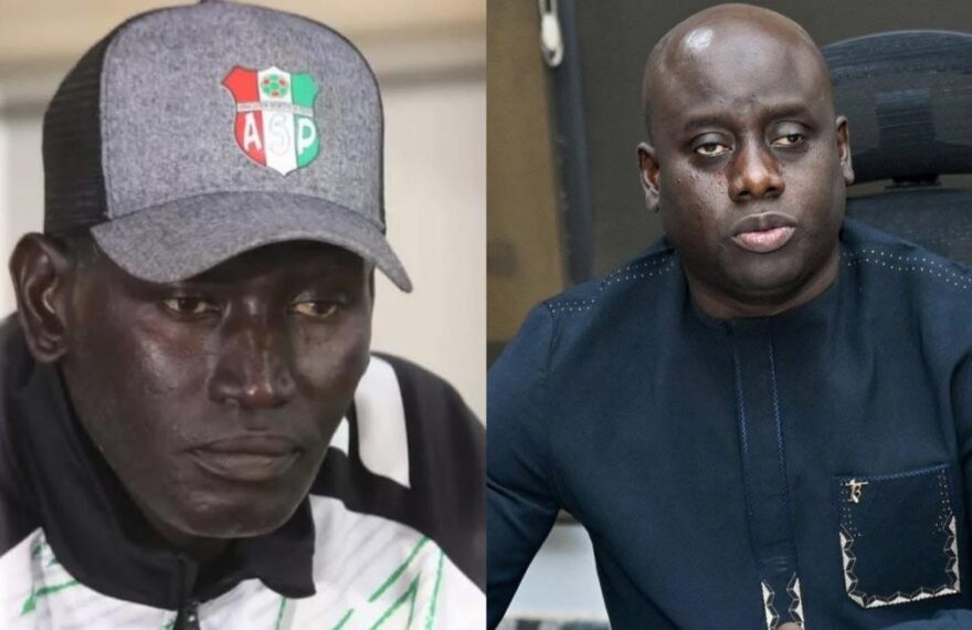 Retrouvailles Joe Senghor et Modou Fall
