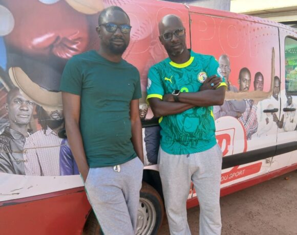 Malang Sané et Demba Varore sur la route de Ziguinchor