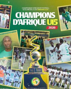 Ousmane Diop et ses U15 remportent la CAN scolaire