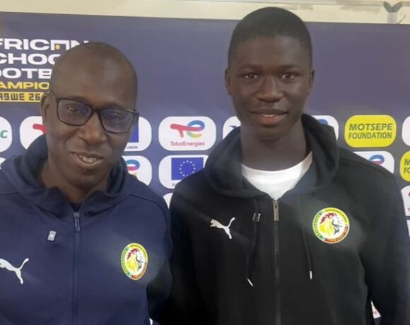 Ousmane Diop et Bara Guèye championnat scolaire U15
