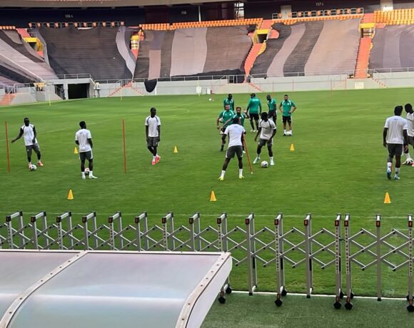 Séance entrainement des Lions du Sénégal