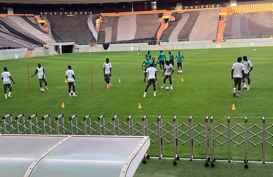 Séance entrainement des Lions du Sénégal