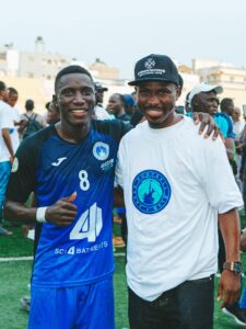 Le rappeur DIP Doundou Guiss venu supporter Dakar FC lors du match de la montée
