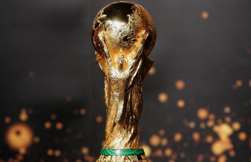 Le trophée de la Coupe du mondeLe trophée de la Coupe du monde