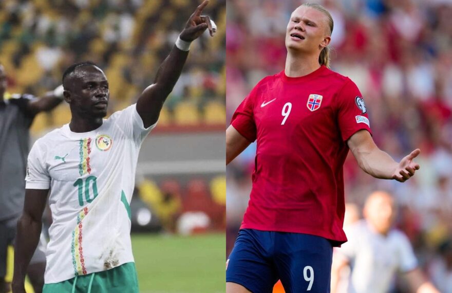 Lions du Sénégal contre Norvège Haaland