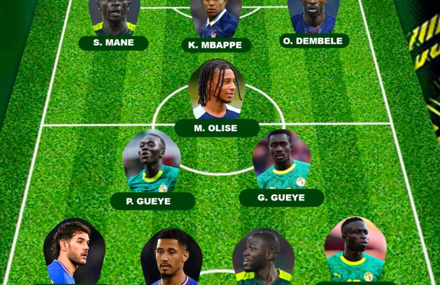 Onze combiné Sénégal-France