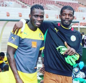 Khadim Ndiaye en compagnie de Kara Mbodj