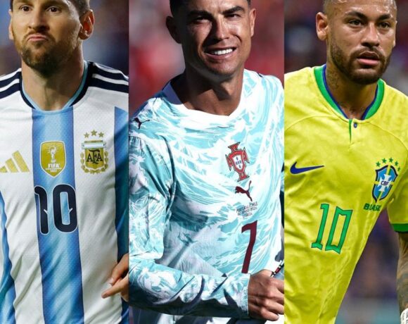 Ronaldo Neymar et Messi