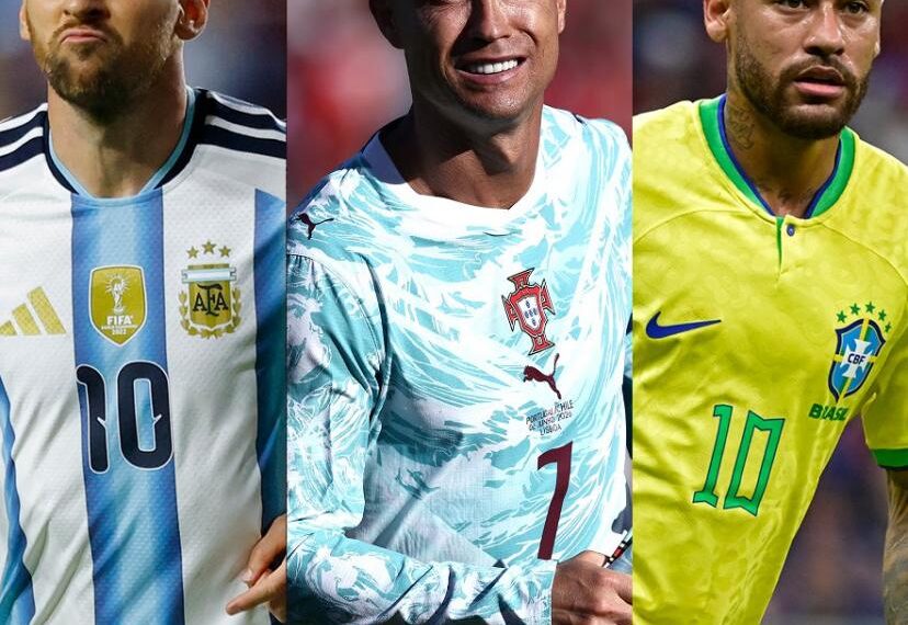 Ronaldo Neymar et Messi