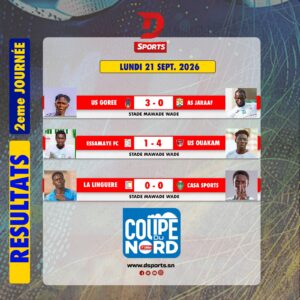 Coupe du Nord, résultats 2e journée