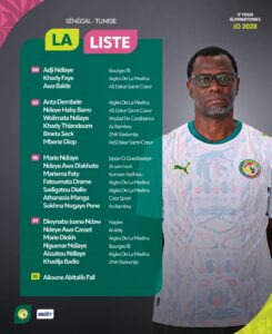 Liste des Lionnes du Sénégal